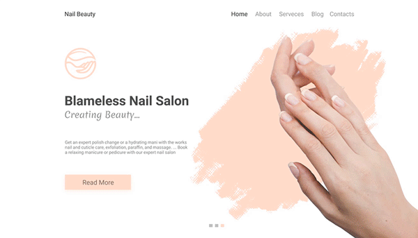 Nails and Spa Website