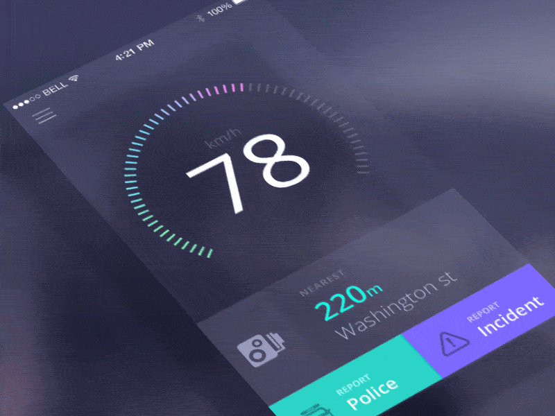 Speedcam App Animation