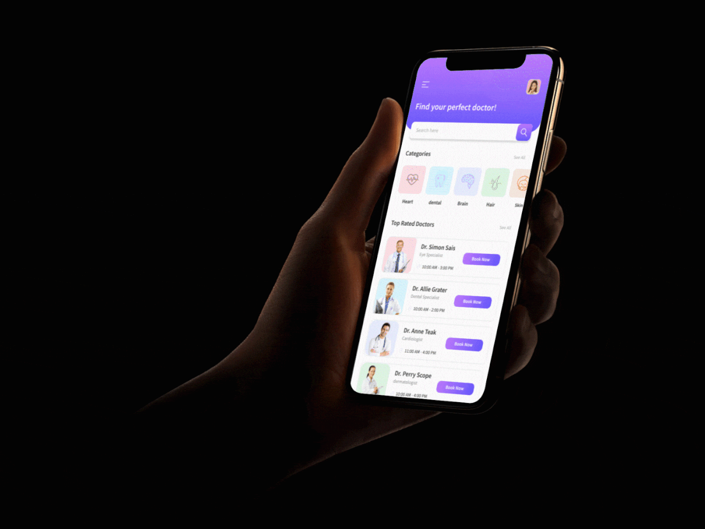 Mobile App UI Design